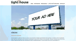 Desktop Screenshot of lighthousemedia.hu